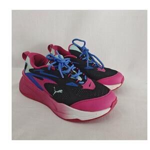 Puma RS Fast Surveillance Sneakers 384329-01 Pink Blue Black Size 7